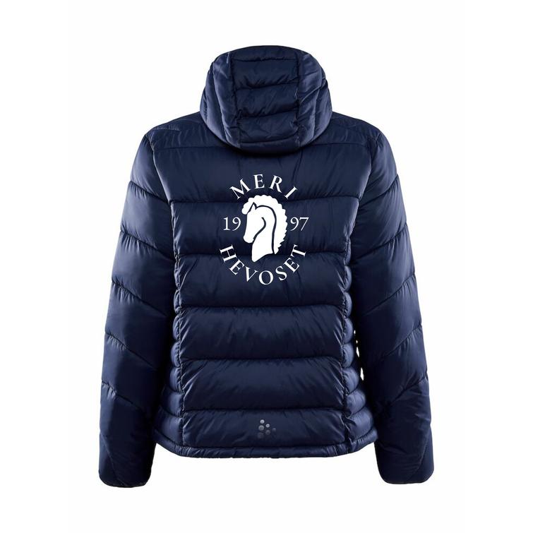 Naisten core kevyt toppatakki Merihevoset logolla