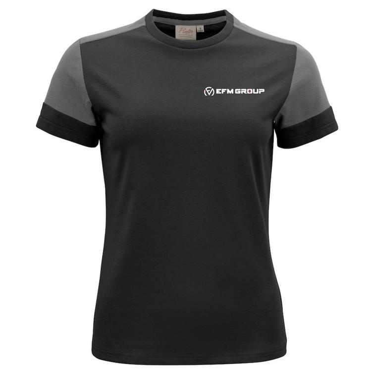 Naisten t-paita EFM logolla
