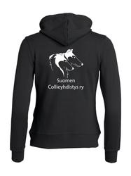 Naisten basic vetoketjuhuppari SCY logolla