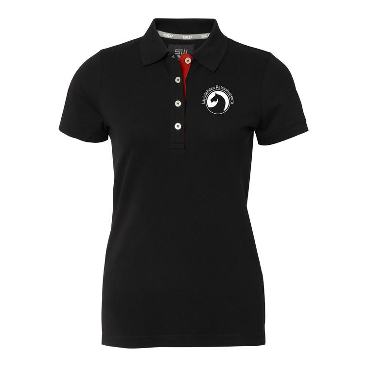 Naisten pikee Lapinlahden ratsastusseura logolla