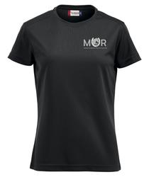 Naisten tekninen t-paita MUR logolla