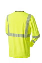 Hi-Vis ph puuvillainen katkoprintti huomiopaita