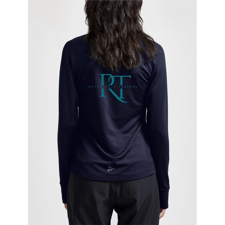 Naisten light midlayer verkkatakki RT logolla