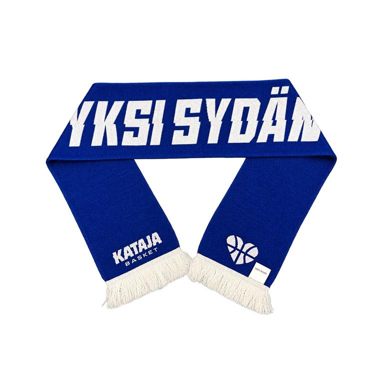 Kataja Basket sininen fanihuivi