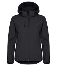 Naisten hupullinen softshell takki Dr&oacute;mi logolla