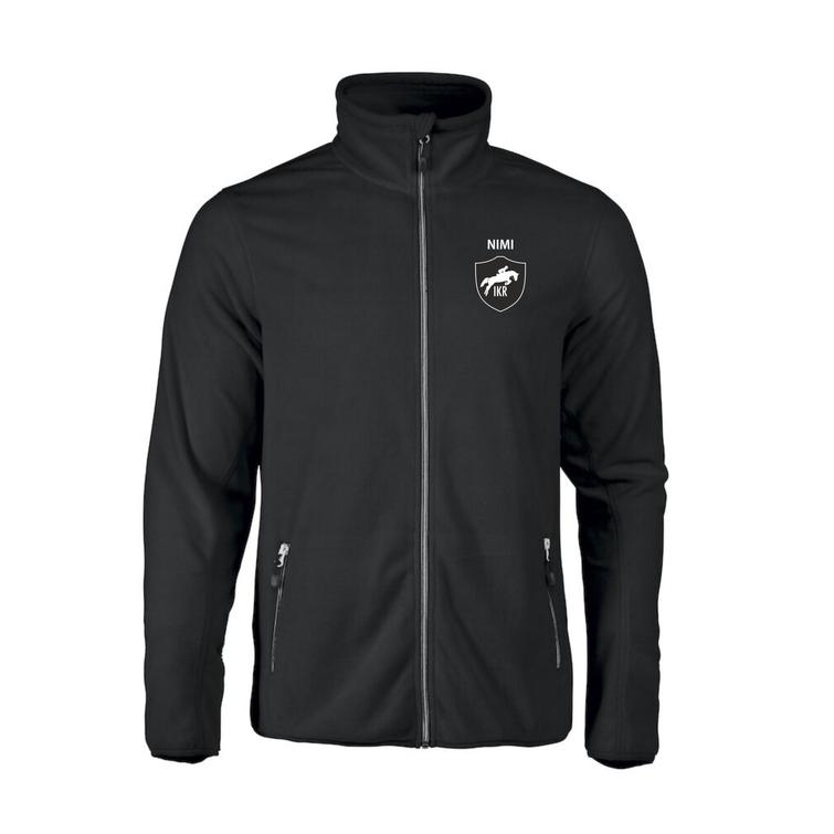 Miesten microfleece takki IKR logolla
