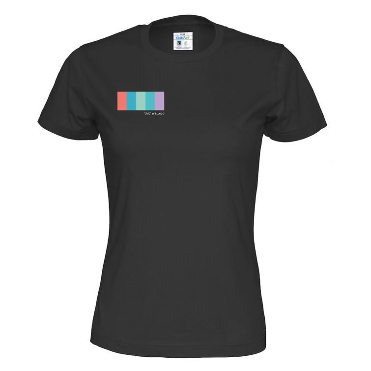 Naisten t-paita welado logolla