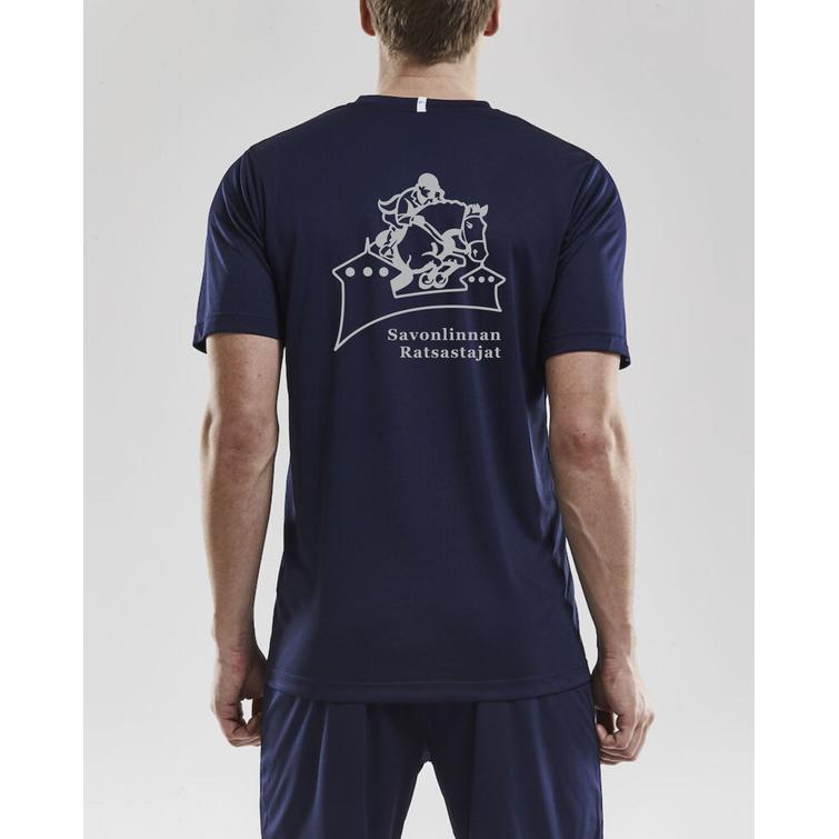 Miesten tekninen t-paita SVR logolla