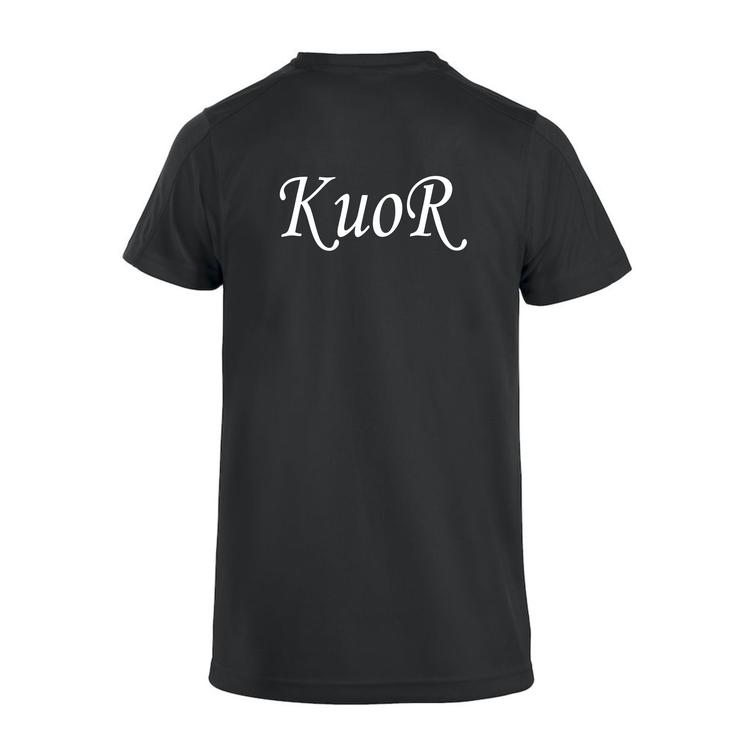 Miesten ice tekninen t-paita KuoR logolla