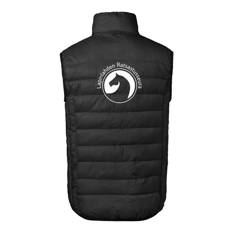 Miesten kevyt toppaliivi Lapinlahden ratsastusseura logolla