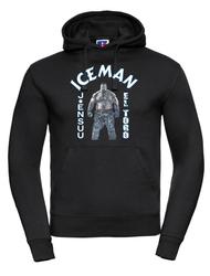 Miesten umpihuppari Iceman logolla