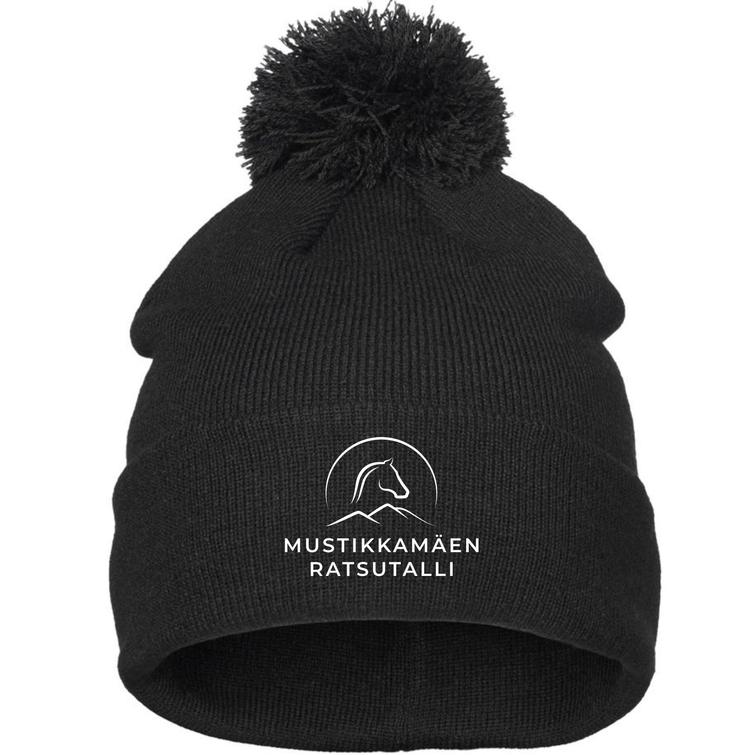 Tupsupipo Mustikkam&auml;en ratsutalli logolla