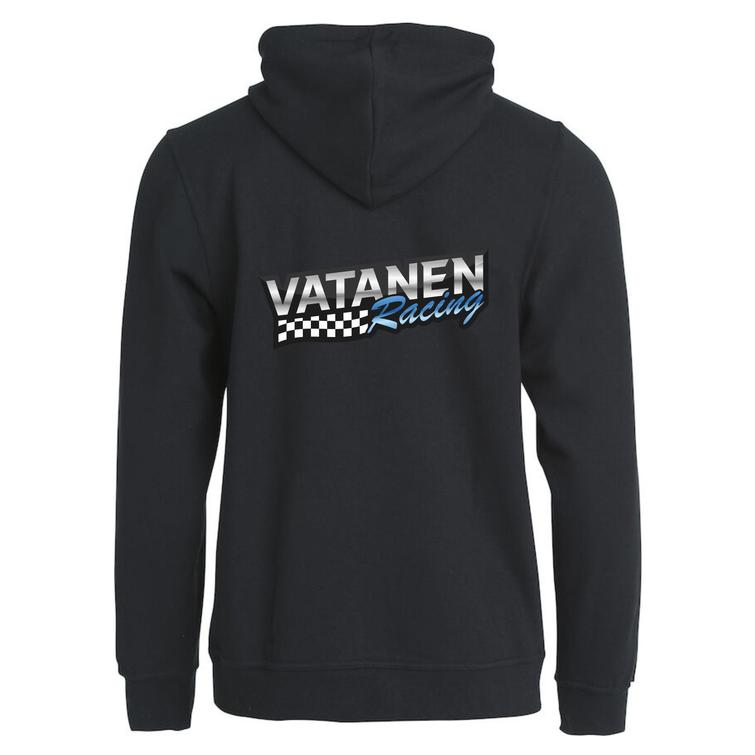 Vetoketjuhuppari Vatanen racing logolla