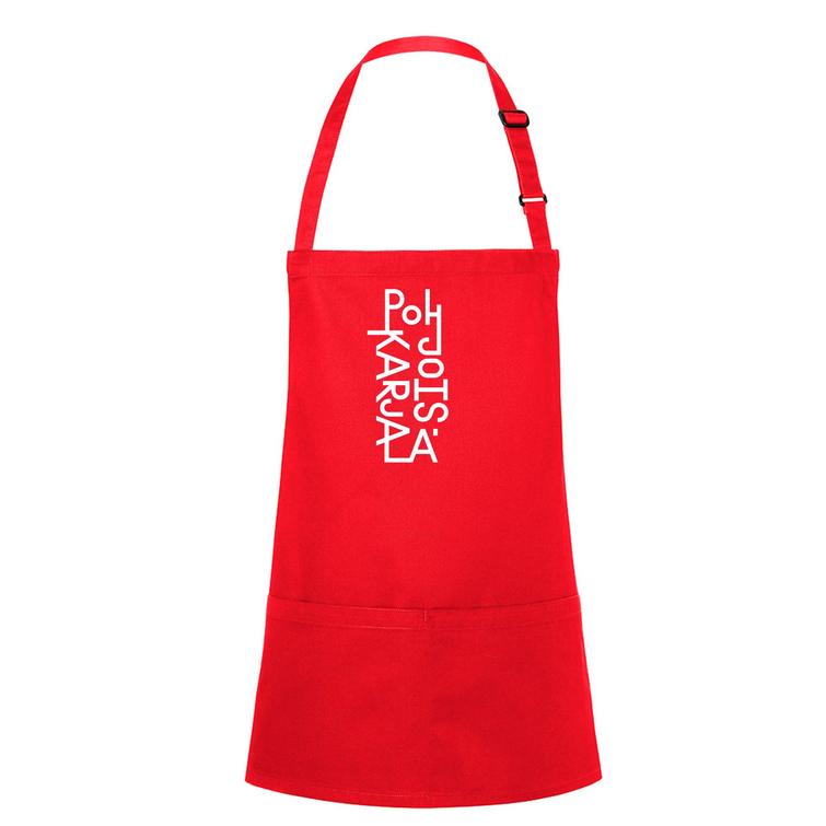 Kokopitk&auml; mini esiliina P-K logolla