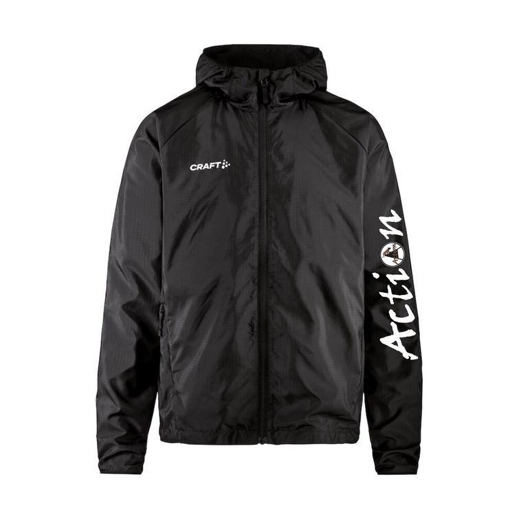 Miesten kevyt tuulitakki Action logolla