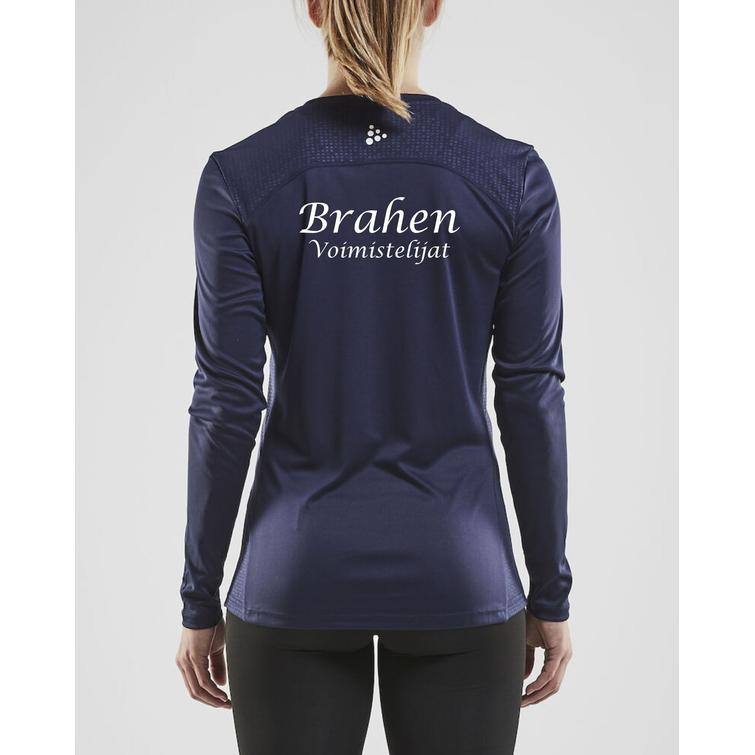 Naisten rush pitkähihainen paita BraVo logolla