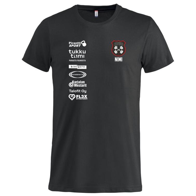 Miesten t-paita IdVo logolla