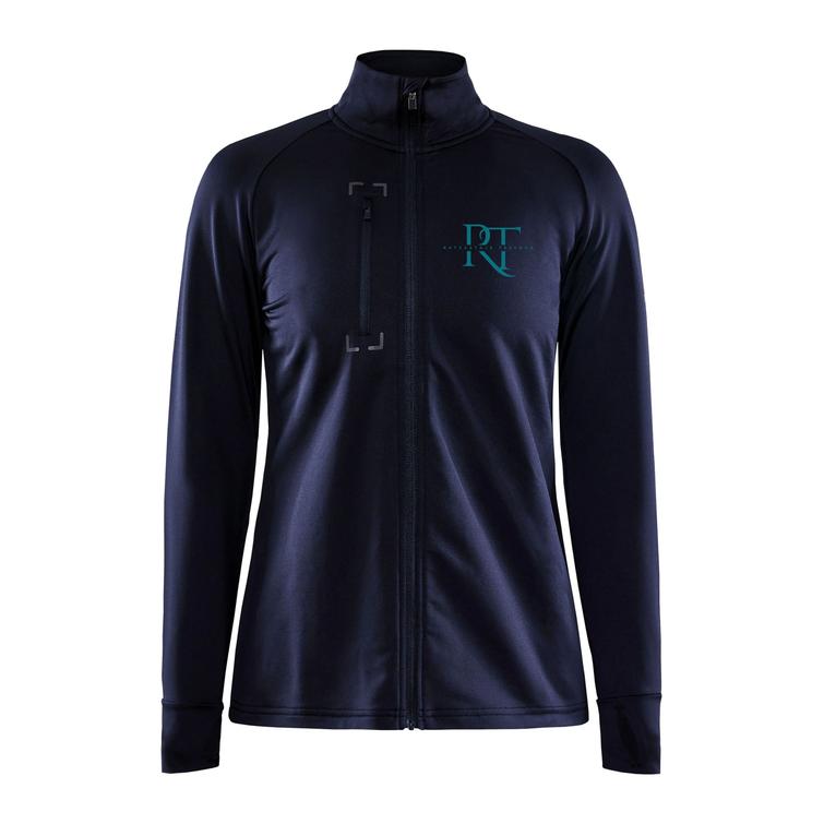 Naisten light midlayer verkkatakki RT logolla