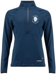 Naisten half zip paita Merihevoset logolla