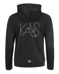 Naisten tekninen brushed vk huppari KAS logolla
