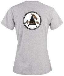 Naisten t-paita Action logolla