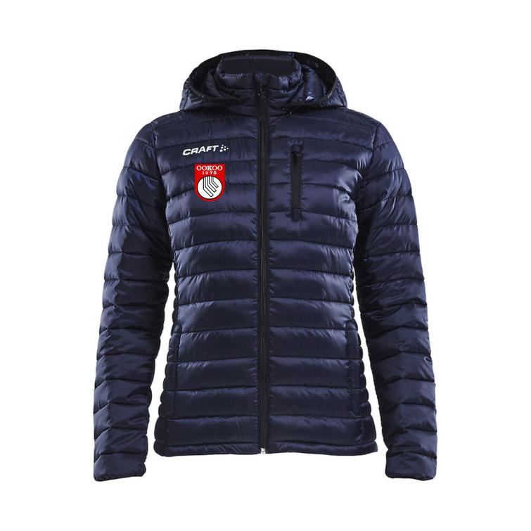 Naisten kevyt toppatakki ookoo logolla