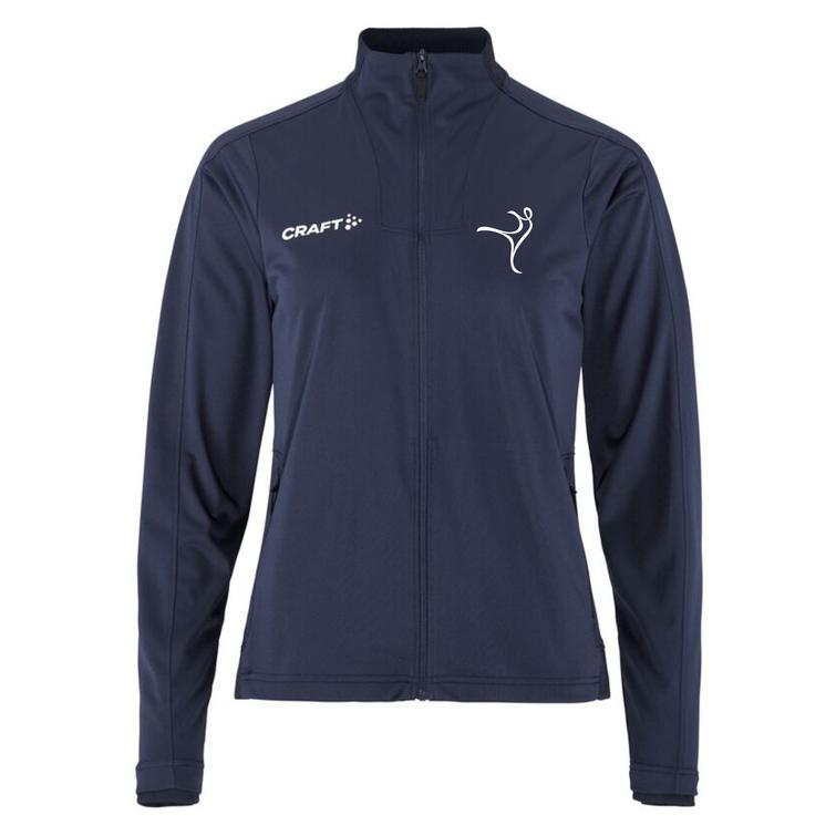 Naisten evolve 2.0 verryttelytakki Kataja voimistelu logolla