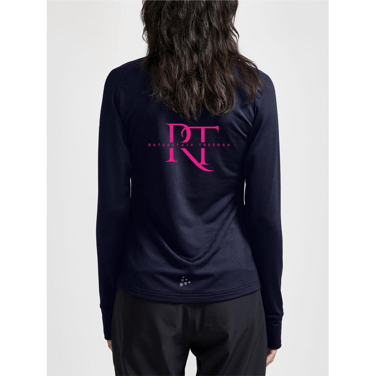 Naisten light midlayer verkkatakki RT logolla