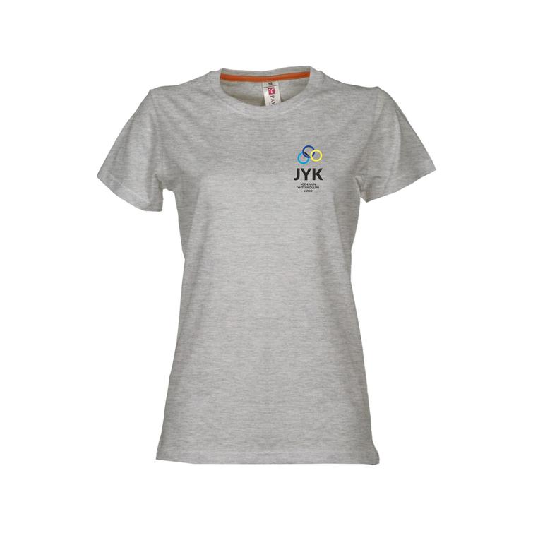 Naisten t-paita pienellä JYK logolla