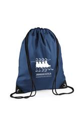 Jumppapussi Kataja muodostelmaluistelu logolla