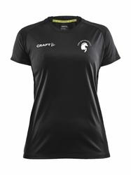 Naisten tekninen t-paita Pihlajan ponitalli logolla