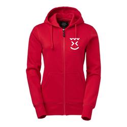 Naisten georgia vetoketjuhuppari P-K logolla