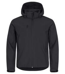 Miesten hupullinen softshell takki Drómi logolla