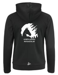 Naisten tekninen brushed vk huppari KoRa logolla