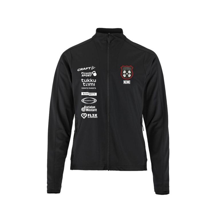 Naisten tekninen verryttelytakki IdVo logolla