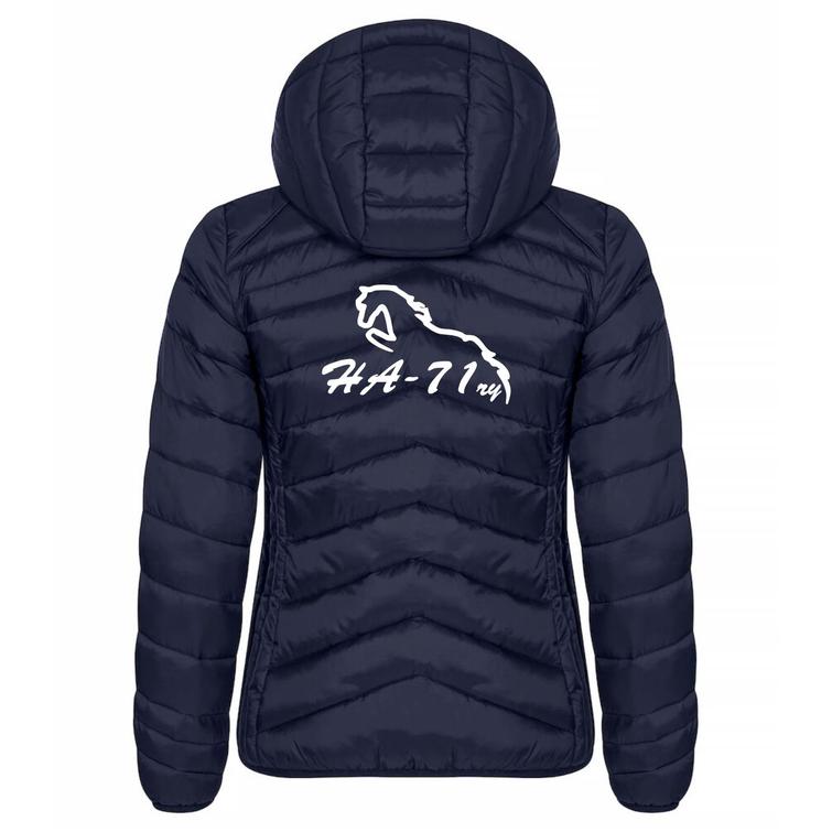 Naisten kevyt toppatakki HA-71 logolla