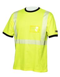 Hi-Vis puuvillainen katkoprintti huomiopaita