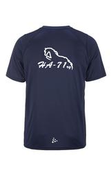 Miesten tekninen t-paita HA-71 logolla