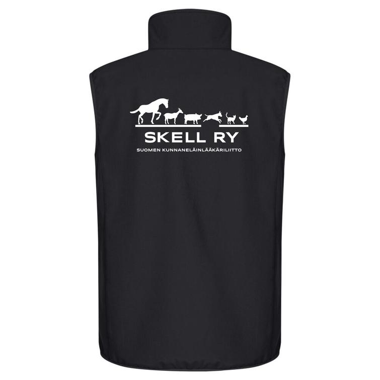 Miesten softshell liivi SKELL logolla