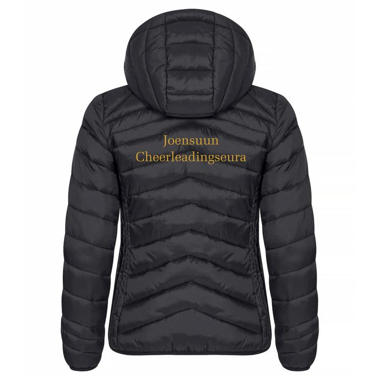 Naisten kevyt toppatakki JCS logolla