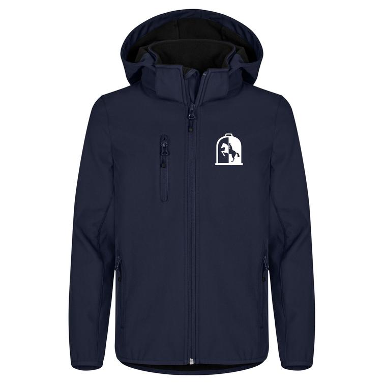 Lasten softshell takki Hämeen Ratsastajat logolla