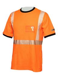 Hi-Vis puuvillainen katkoprintti huomiopaita