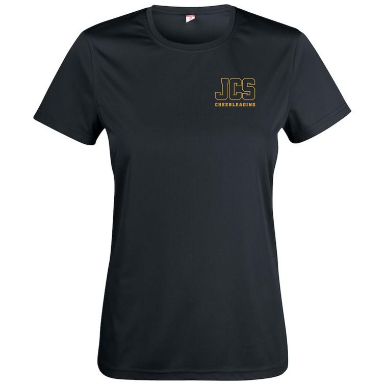 Naisten tekninen t-paita JCS logolla