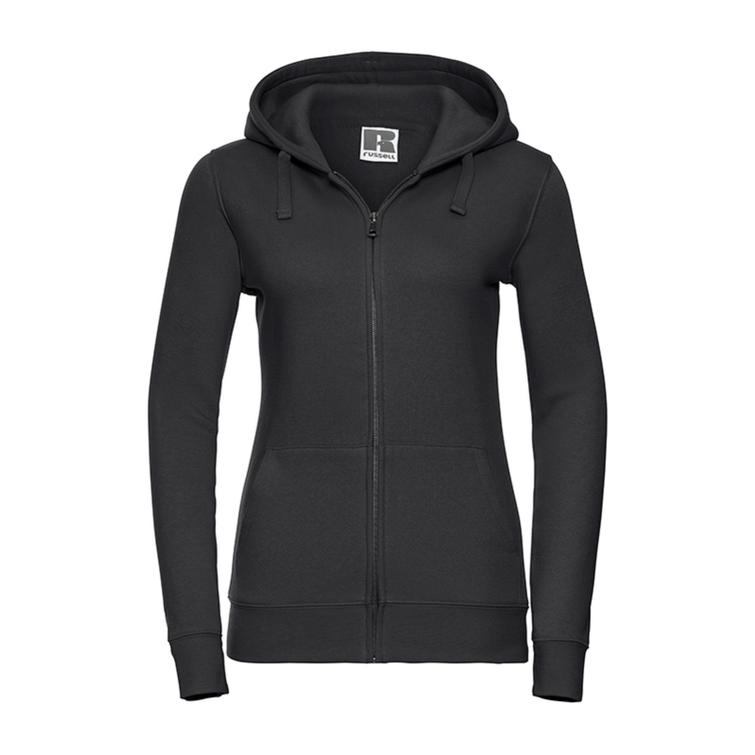 Naisten vetoketjullinen huppari KAS logolla