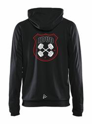 Miesten tekninen verryttely huppari IdVo logolla