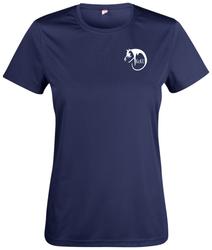 Naisten tekninen t-paita KeKU logolla