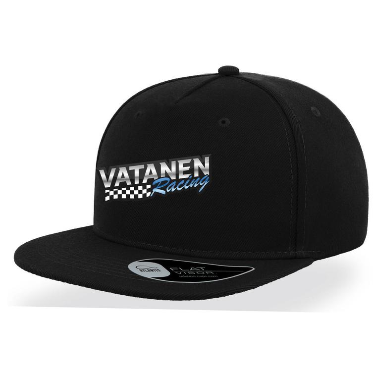 Snap back lippis Vatanen racing logolla