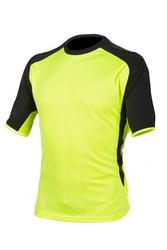 Tekninen t-paita kelta/musta