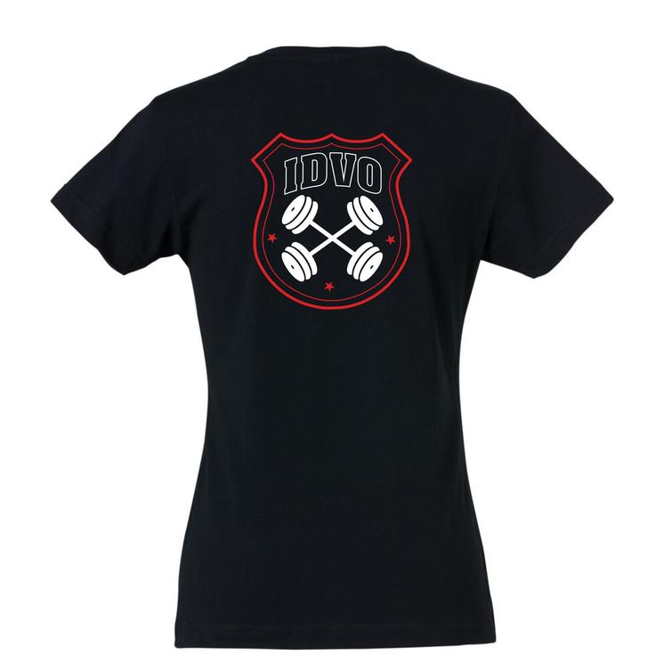 Naisten t-paita IdVo logolla