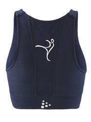 Naisten crop top Kataja voimistelu logolla